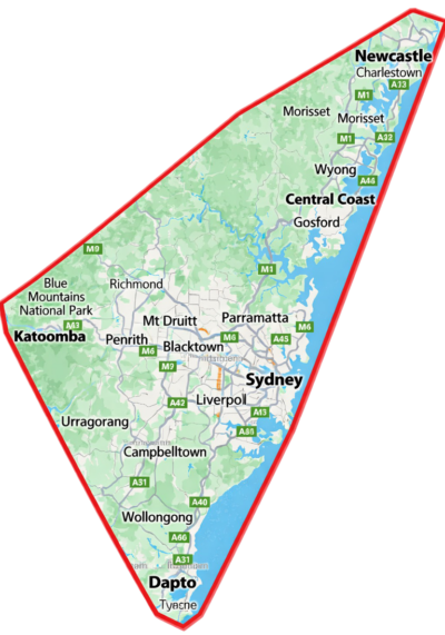 Microcement Services NSW - Areas We Service